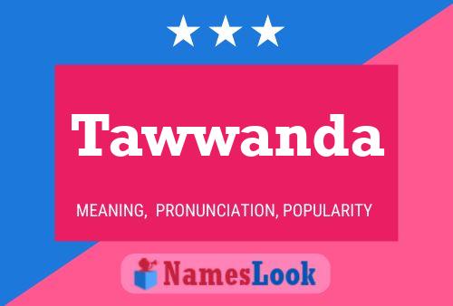 Tawwanda Name Poster