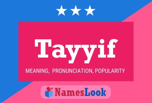 Tayyif Name Poster