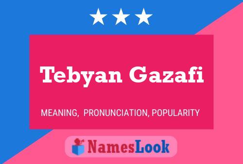 Tebyan Gazafi Name Poster