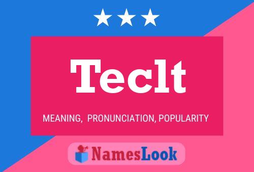 Teclt Name Poster