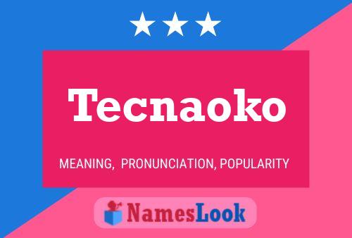 Tecnaoko Name Poster