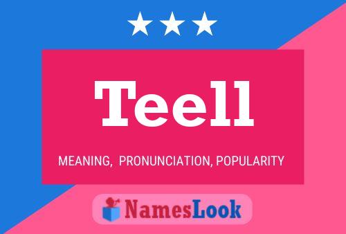 Teell Name Poster