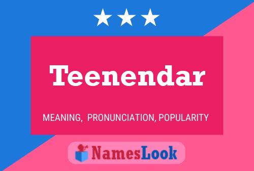 Teenendar Name Poster