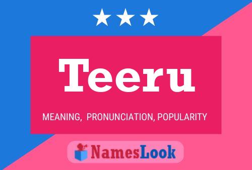 Teeru Name Poster