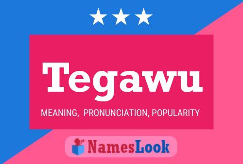 Tegawu Name Poster