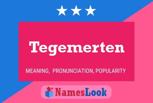 Tegemerten Name Poster