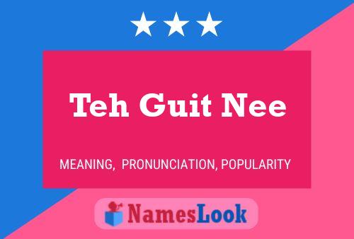 Teh Guit Nee Name Poster