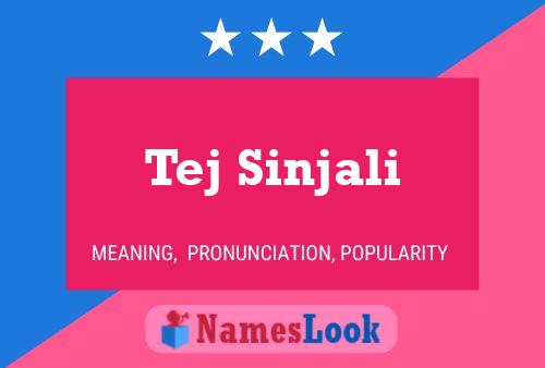 Tej Sinjali Name Poster