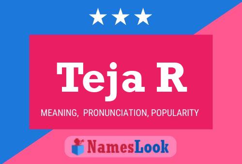 Teja R Name Poster