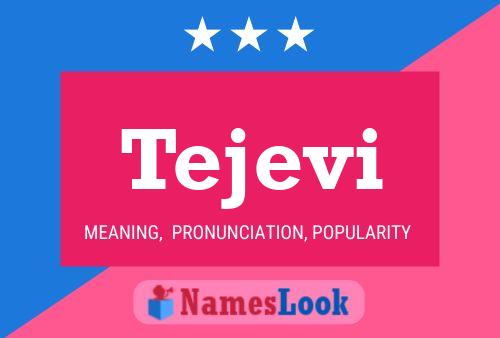 Tejevi Name Poster