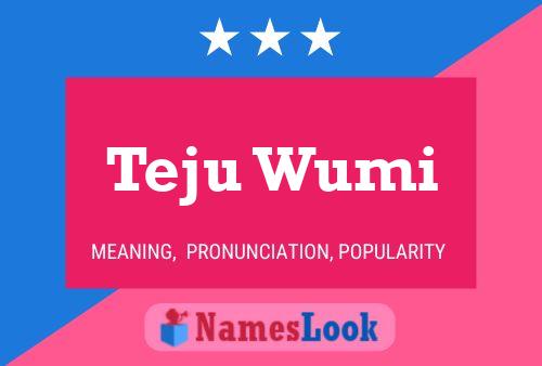 Teju Wumi Name Poster