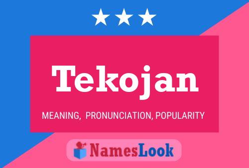 Tekojan Name Poster