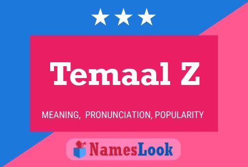 Temaal Z Name Poster