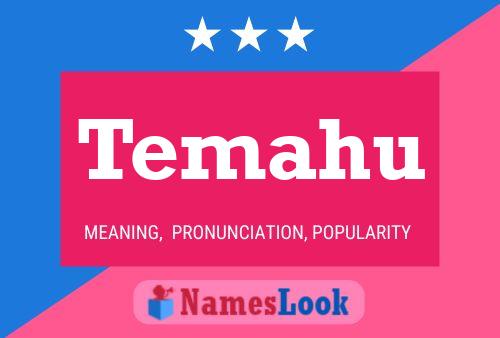 Temahu Name Poster