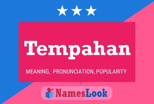 Tempahan Name Poster