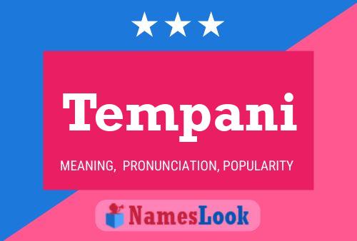 Tempani Name Poster