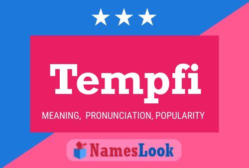 Tempfi Name Poster