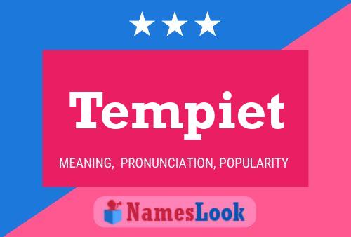 Tempiet Name Poster