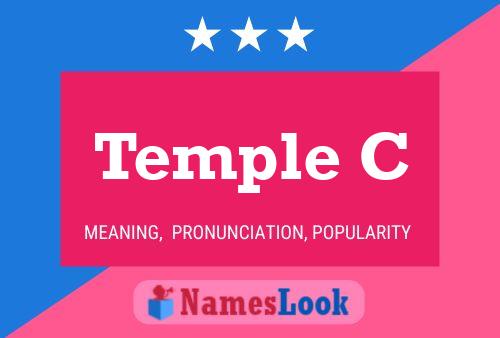 Temple C Name Poster