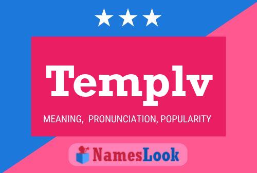 Templv Name Poster