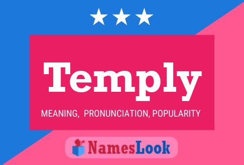 Temply Name Poster