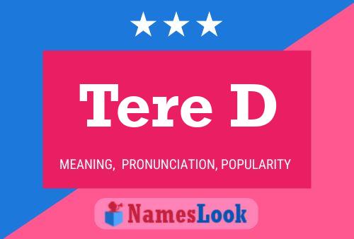 Tere D Name Poster