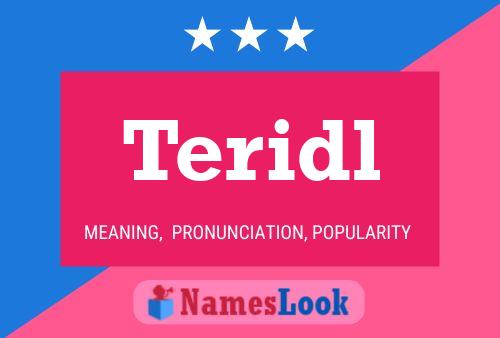 Teridl Name Poster