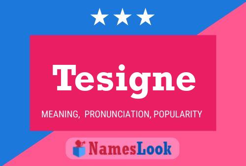 Tesigne Name Poster