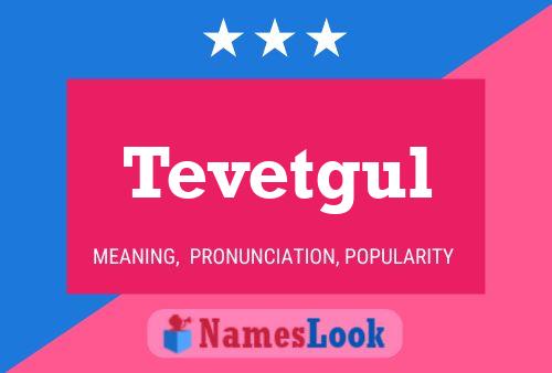 Tevetgul Name Poster