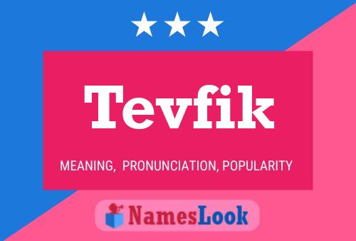 Tevfik Name Poster