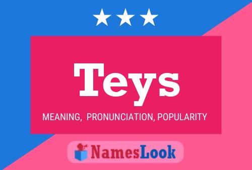 Teys Name Poster