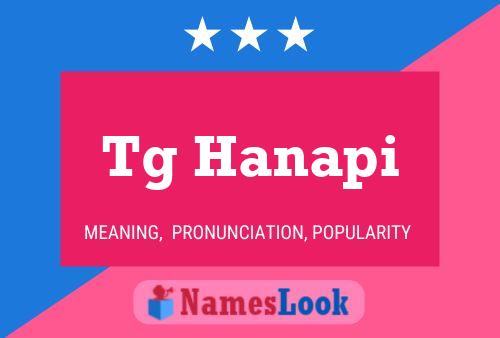 Tg Hanapi Name Poster