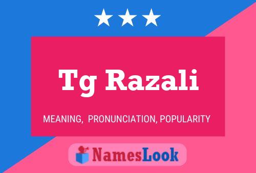 Tg Razali Name Poster