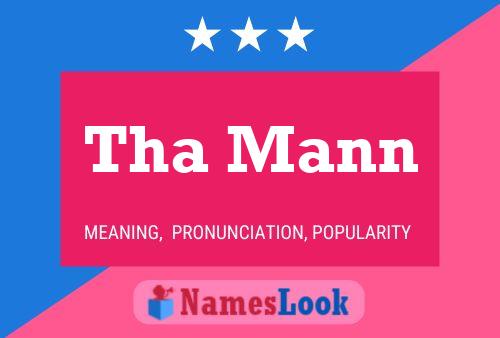 Tha Mann Name Poster