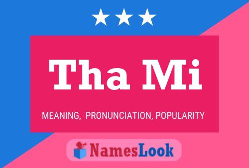 Tha Mi Name Poster