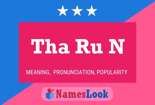 Tha Ru N Name Poster