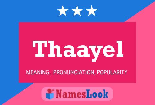 Thaayel Name Poster