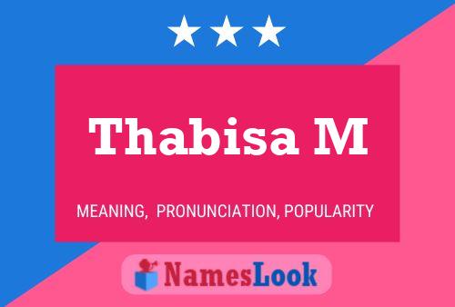 Thabisa M Name Poster