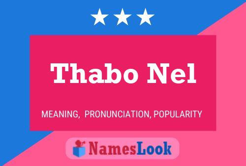 Thabo Nel Name Poster