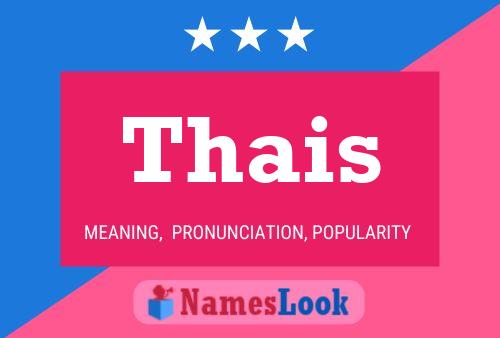 Thais Name Poster