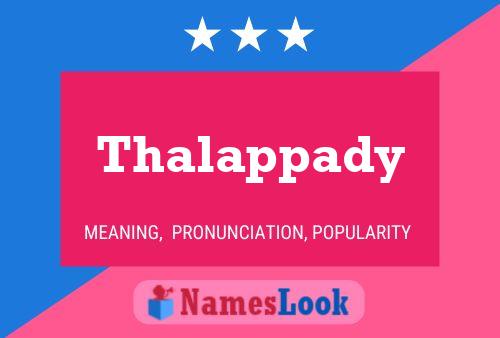 Thalappady Name Poster