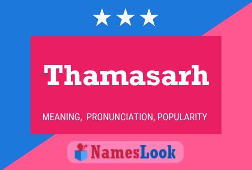 Thamasarh Name Poster