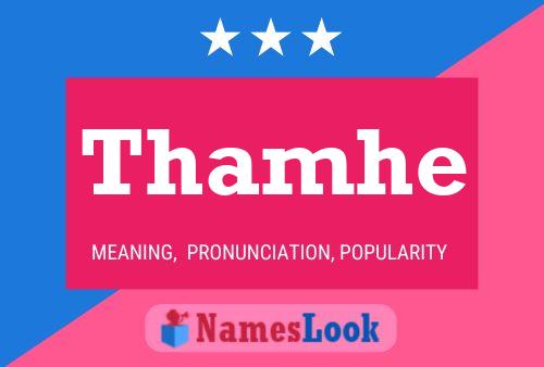 Thamhe Name Poster