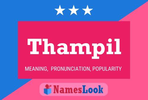 Thampil Name Poster