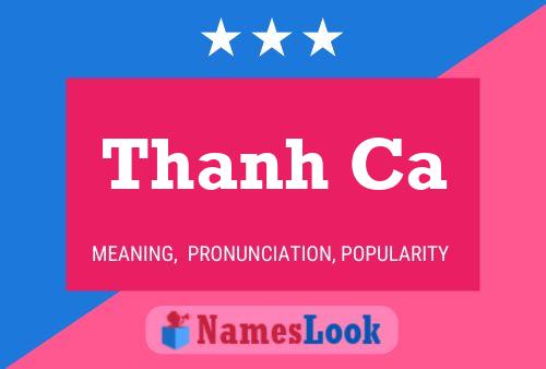 Thanh Ca Name Poster