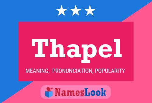 Thapel Name Poster