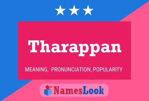 Tharappan Name Poster