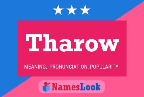 Tharow Name Poster