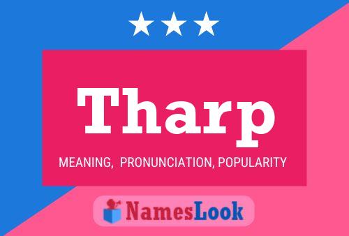 Tharp Name Poster