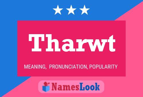 Tharwt Name Poster